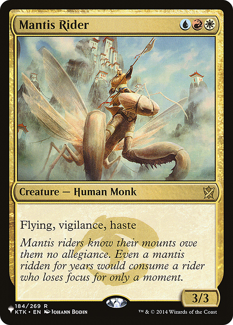 Mantis Rider [The List Reprints] | Mindsight Gaming