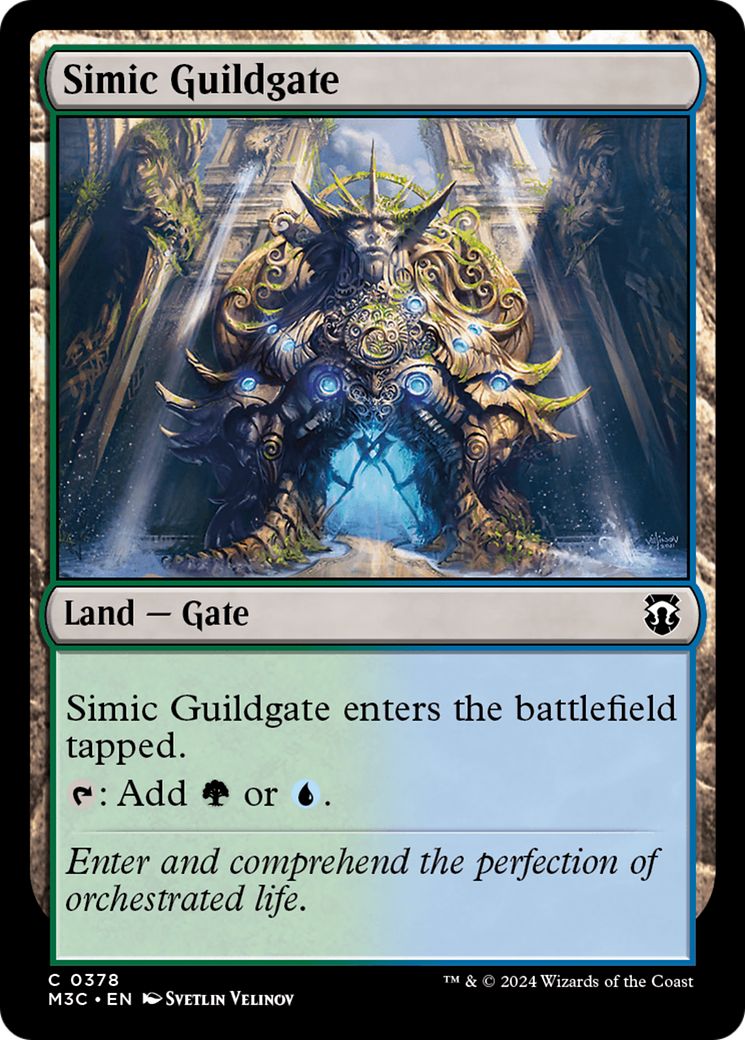 Simic Guildgate (Ripple Foil) [Modern Horizons 3 Commander] | Mindsight Gaming