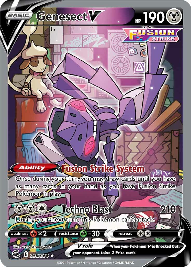 Genesect V (255/264) [Sword & Shield: Fusion Strike] | Mindsight Gaming