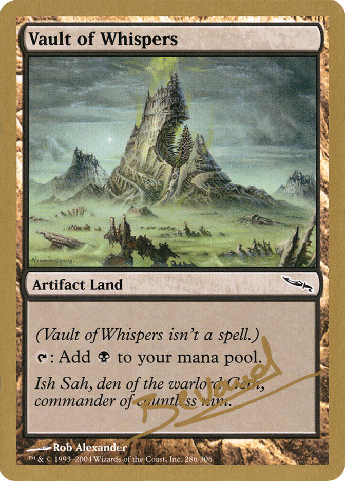 Vault of Whispers (Manuel Bevand) [World Championship Decks 2004] | Mindsight Gaming