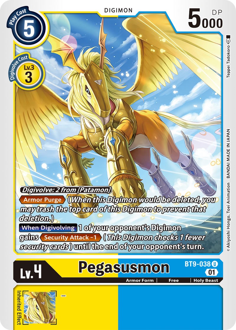 Pegasusmon [BT9-038] [X Record] | Mindsight Gaming