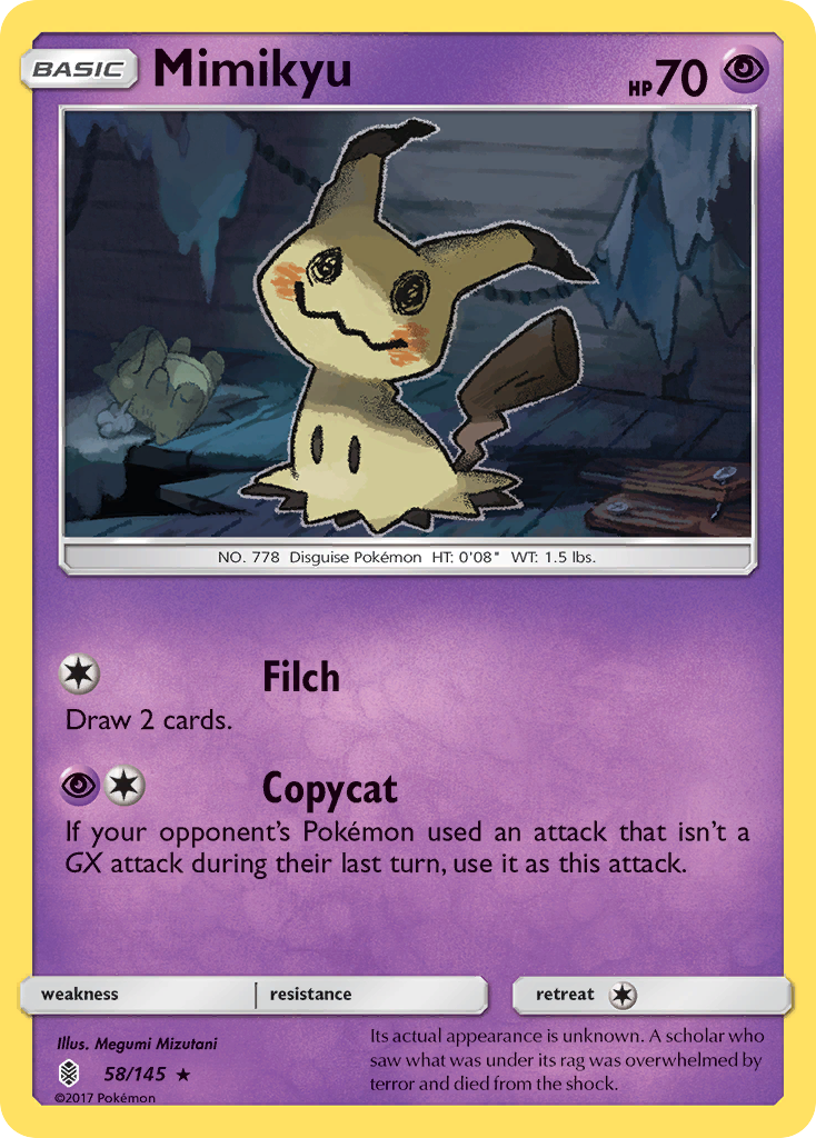 Mimikyu (58/145) [Sun & Moon: Guardians Rising] | Mindsight Gaming