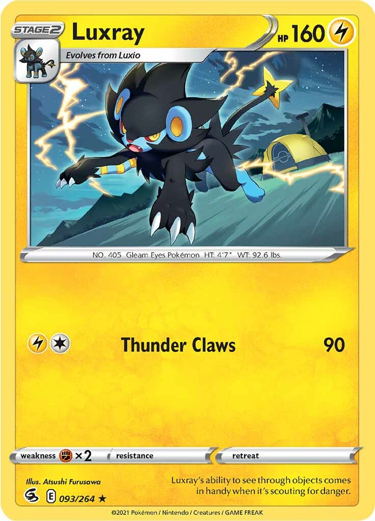 Luxray (093/264) [Sword & Shield: Fusion Strike] | Mindsight Gaming