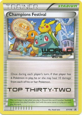 Champions Festival 2016 Top Thirty Two (XY176) [XY: Black Star Promos] | Mindsight Gaming