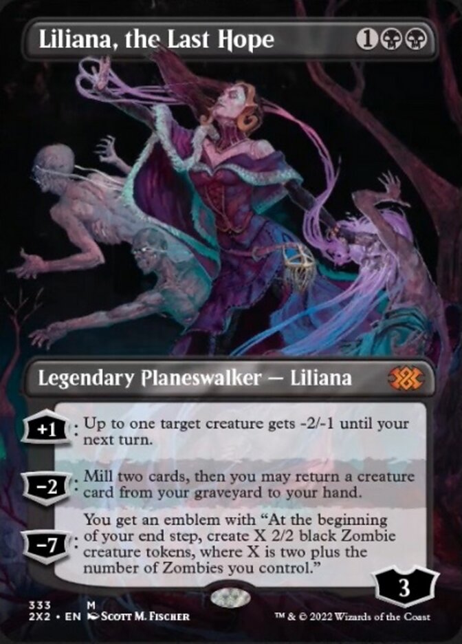 Liliana, the Last Hope (Borderless) [Double Masters 2022] | Mindsight Gaming