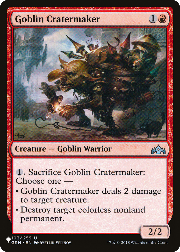 Goblin Cratermaker [The List Reprints] | Mindsight Gaming