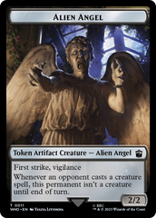 Alien Angel // Dalek Double-Sided Token [Doctor Who Tokens] | Mindsight Gaming