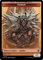 Illusion // Goblin Double-Sided Token [Bloomburrow Commander Tokens] | Mindsight Gaming