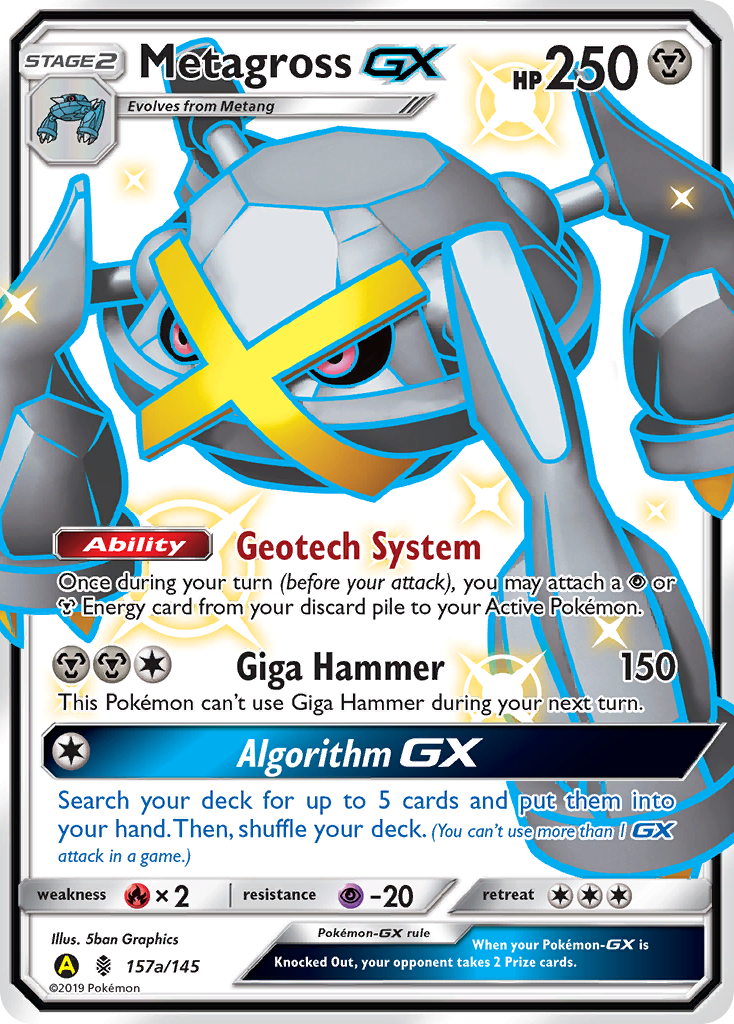 Metagross GX (157a/145) [Alternate Art Promos] | Mindsight Gaming