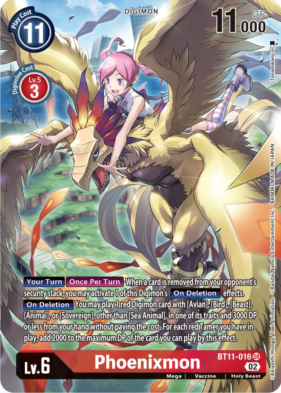 Phoenixmon [BT11-016] (Alternate Art) [Dimensional Phase] | Mindsight Gaming