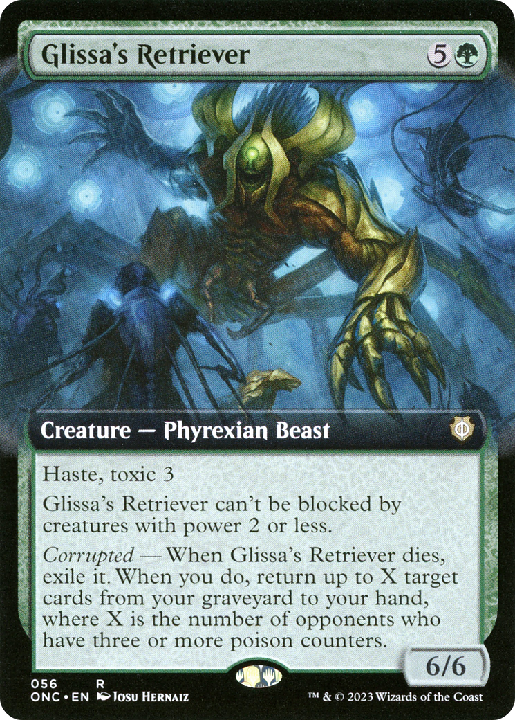 Glissa's Retriever (Extended Art) [Phyrexia: All Will Be One Commander] | Mindsight Gaming