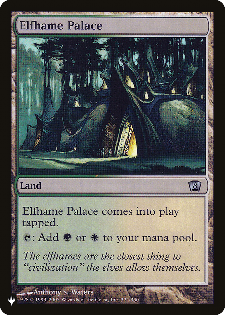 Elfhame Palace [The List Reprints] | Mindsight Gaming