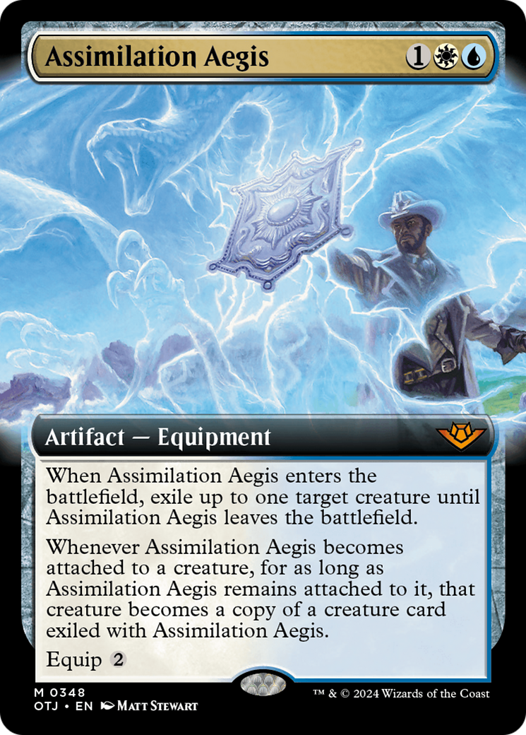 Assimilation Aegis (Extended Art) [Outlaws of Thunder Junction] | Mindsight Gaming