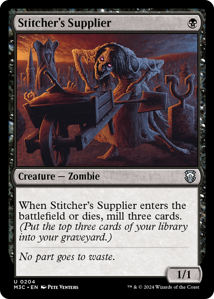 Stitcher's Supplier (Ripple Foil) [Modern Horizons 3 Commander] | Mindsight Gaming