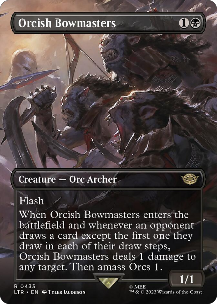 Orcish Bowmasters (Borderless Alternate Art) [The Lord of the Rings: Tales of Middle-Earth] | Mindsight Gaming