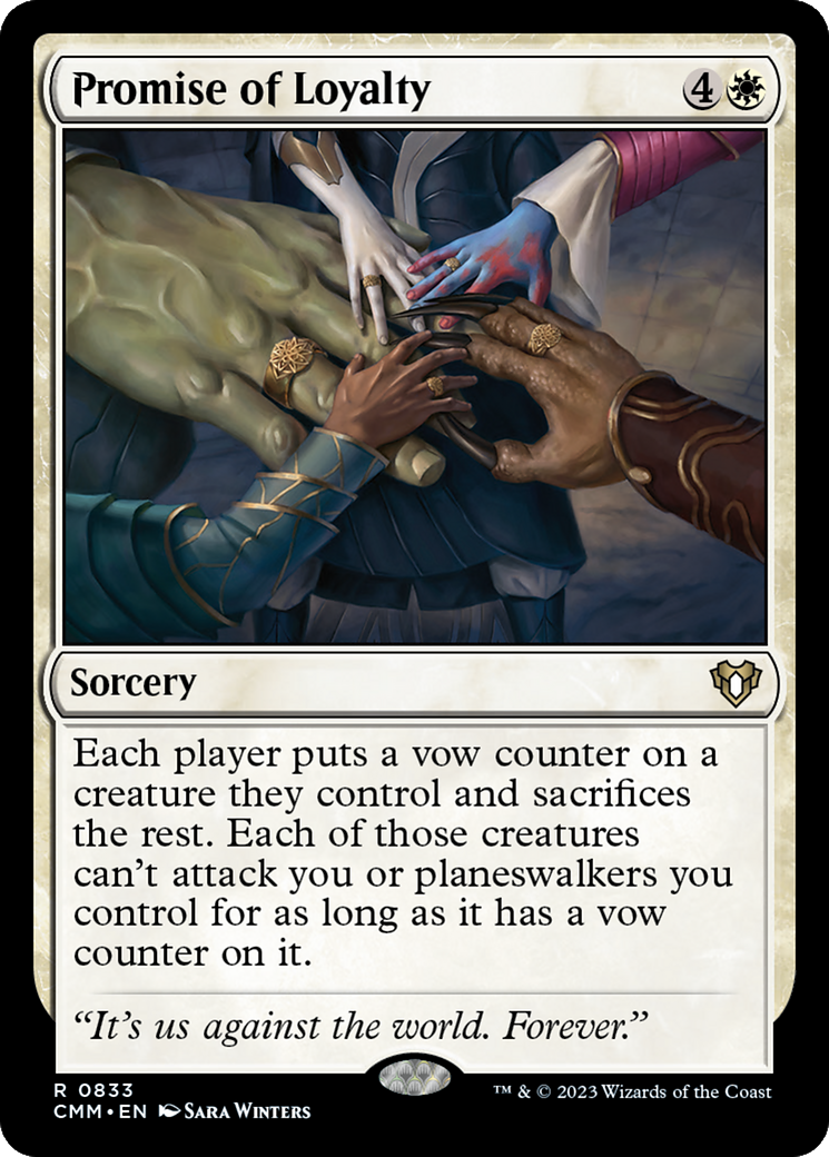 Promise of Loyalty [Commander Masters] | Mindsight Gaming