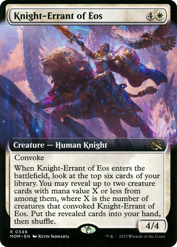 Knight-Errant of Eos (Extended Art) [March of the Machine] | Mindsight Gaming