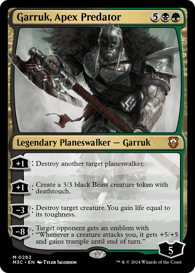 Garruk, Apex Predator (Ripple Foil) [Modern Horizons 3 Commander] | Mindsight Gaming