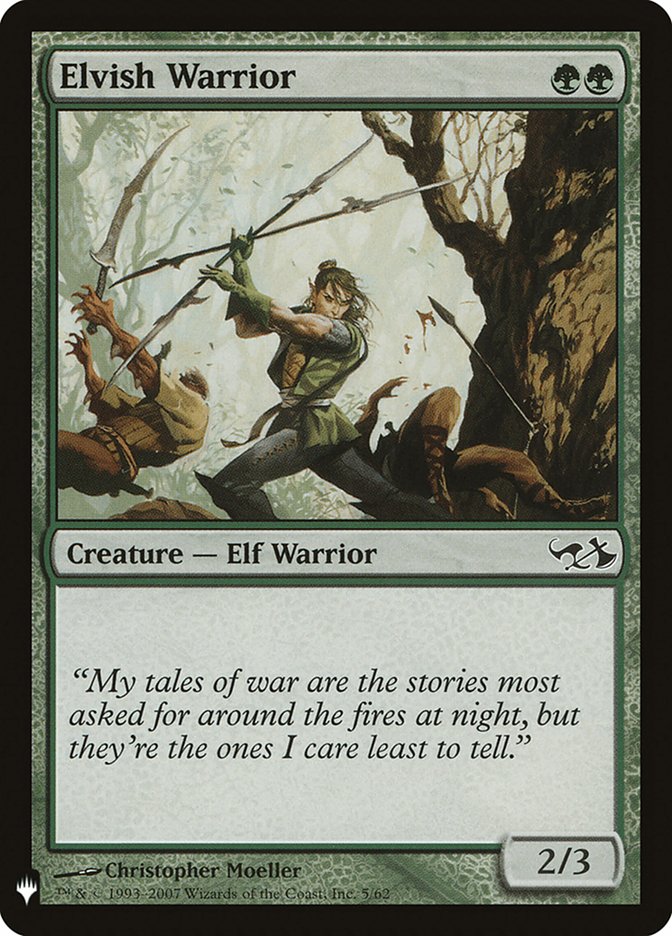 Elvish Warrior [Mystery Booster] | Mindsight Gaming