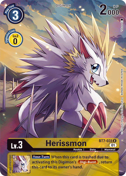 Herissmon [BT7-031] (Alternate Art) [Next Adventure] | Mindsight Gaming