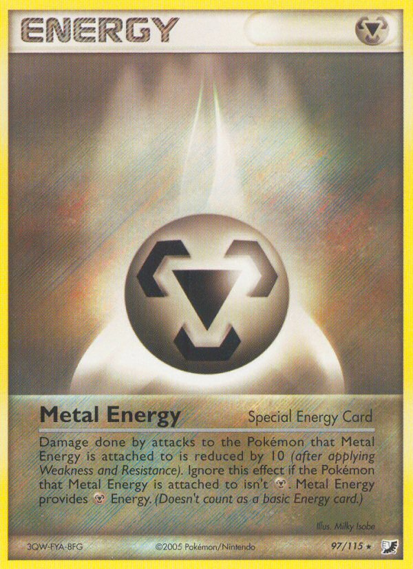 Metal Energy (97/115) [EX: Unseen Forces] | Mindsight Gaming