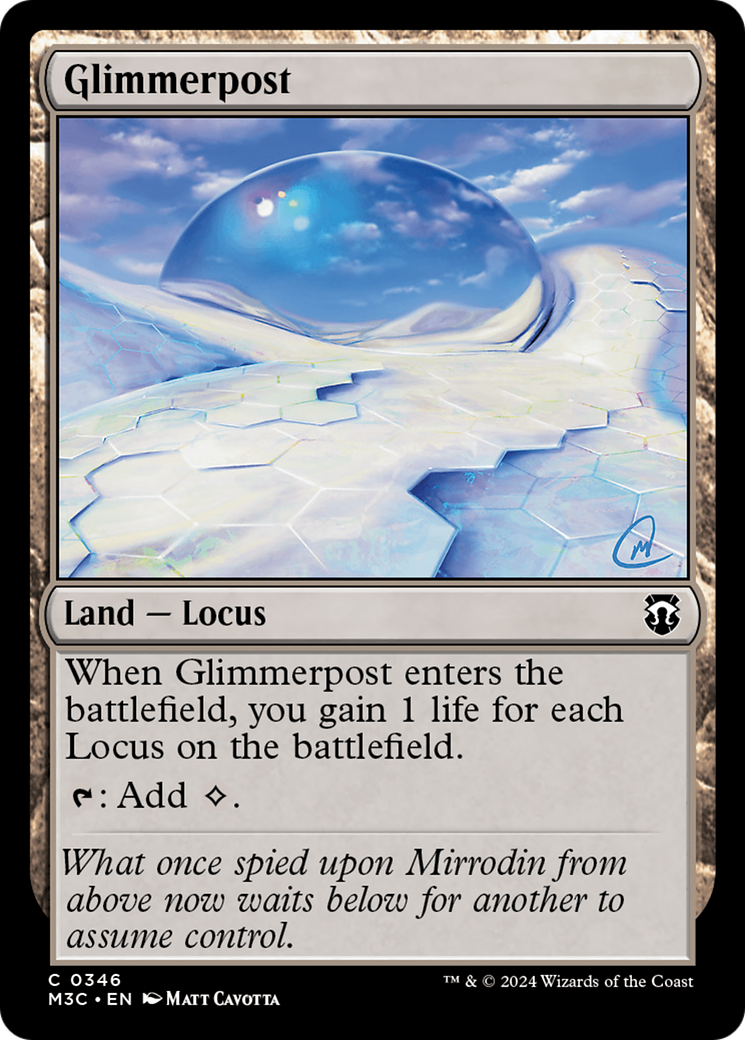 Glimmerpost (Ripple Foil) [Modern Horizons 3 Commander] | Mindsight Gaming