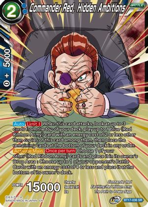 Commander Red, Hidden Ambitions (BT17-036) [Ultimate Squad] | Mindsight Gaming