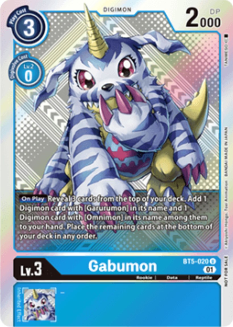 Gabumon [BT5-020] (X Record Pre-Release Tournament Winner Card) [X Record Pre-Release Promos] | Mindsight Gaming