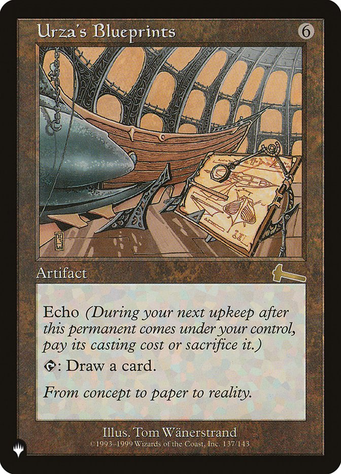 Urza's Blueprints [The List] | Mindsight Gaming