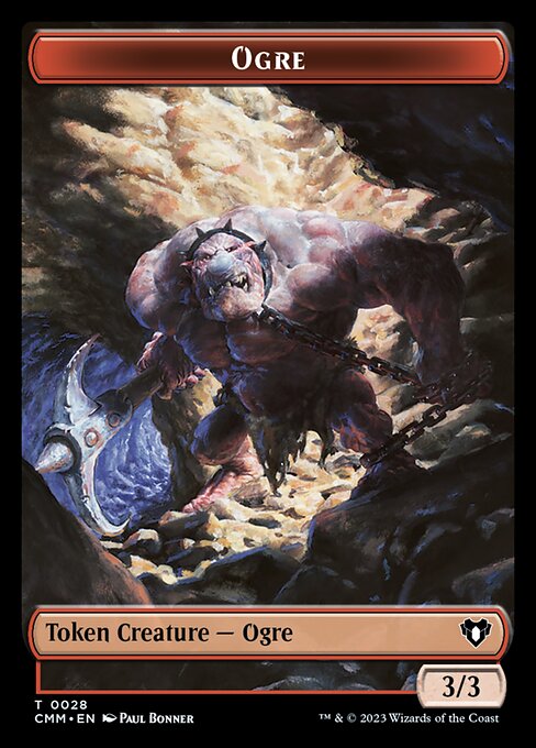 Eldrazi Spawn // Ogre Double-Sided Token [Commander Masters Tokens] | Mindsight Gaming