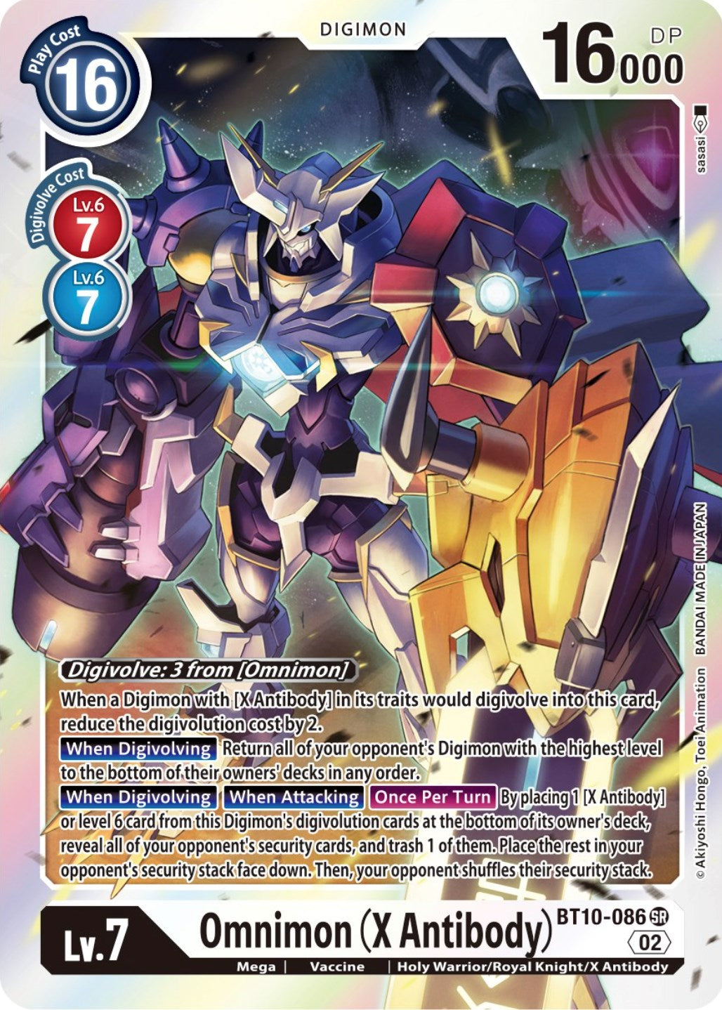 Omnimon (X Antibody) [BT10-086] [Xros Encounter] | Mindsight Gaming