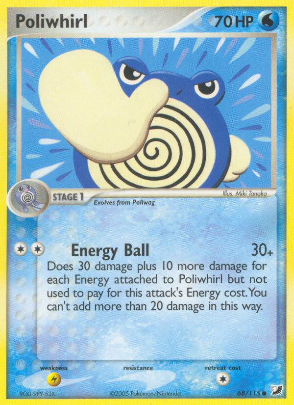 Poliwhirl (68/115) [EX: Unseen Forces] | Mindsight Gaming