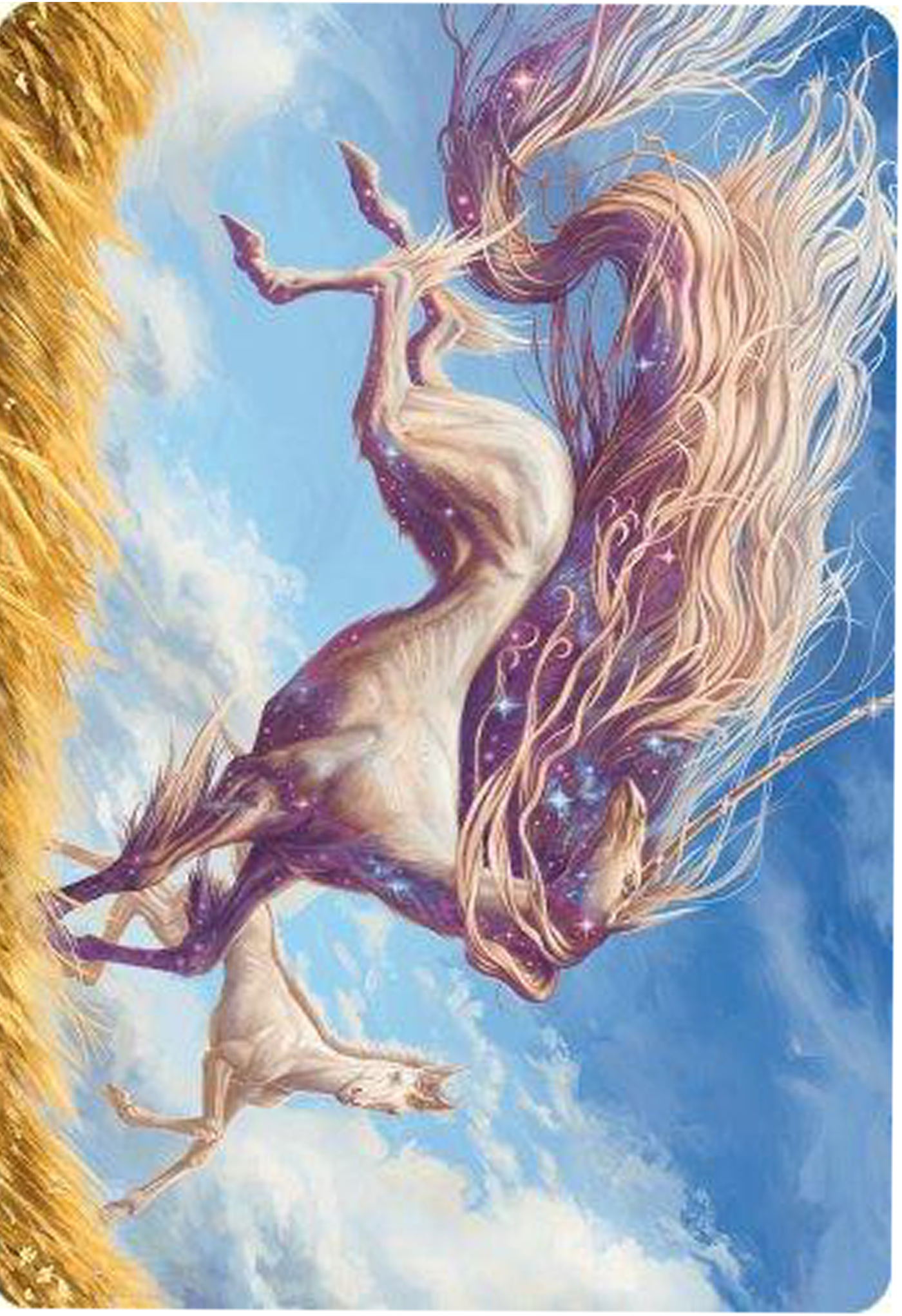 Nyxborn Unicorn Art Card [Modern Horizons 3 Art Series] | Mindsight Gaming