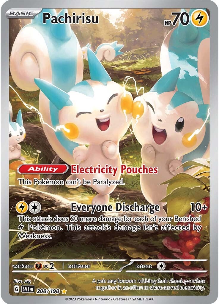 Pachirisu (208/198) [Scarlet & Violet: Base Set] | Mindsight Gaming