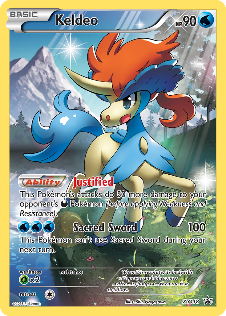 Keldeo (XY118) [XY: Black Star Promos] | Mindsight Gaming