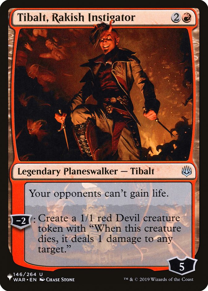 Tibalt, Rakish Instigator [The List] | Mindsight Gaming