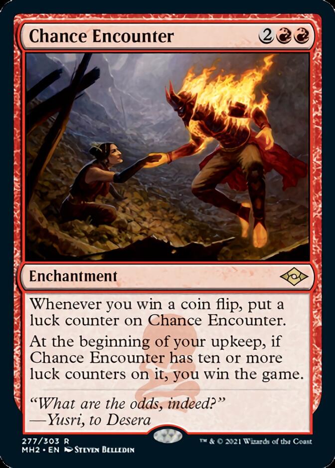 Chance Encounter (Foil Etched) [Modern Horizons] | Mindsight Gaming