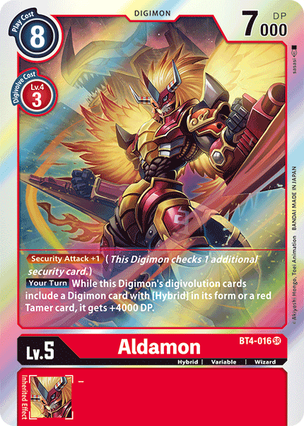 Aldamon [BT4-016] [Great Legend] | Mindsight Gaming