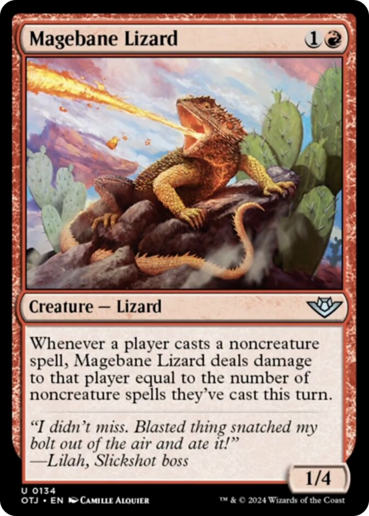 Magebane Lizard [Outlaws of Thunder Junction] | Mindsight Gaming