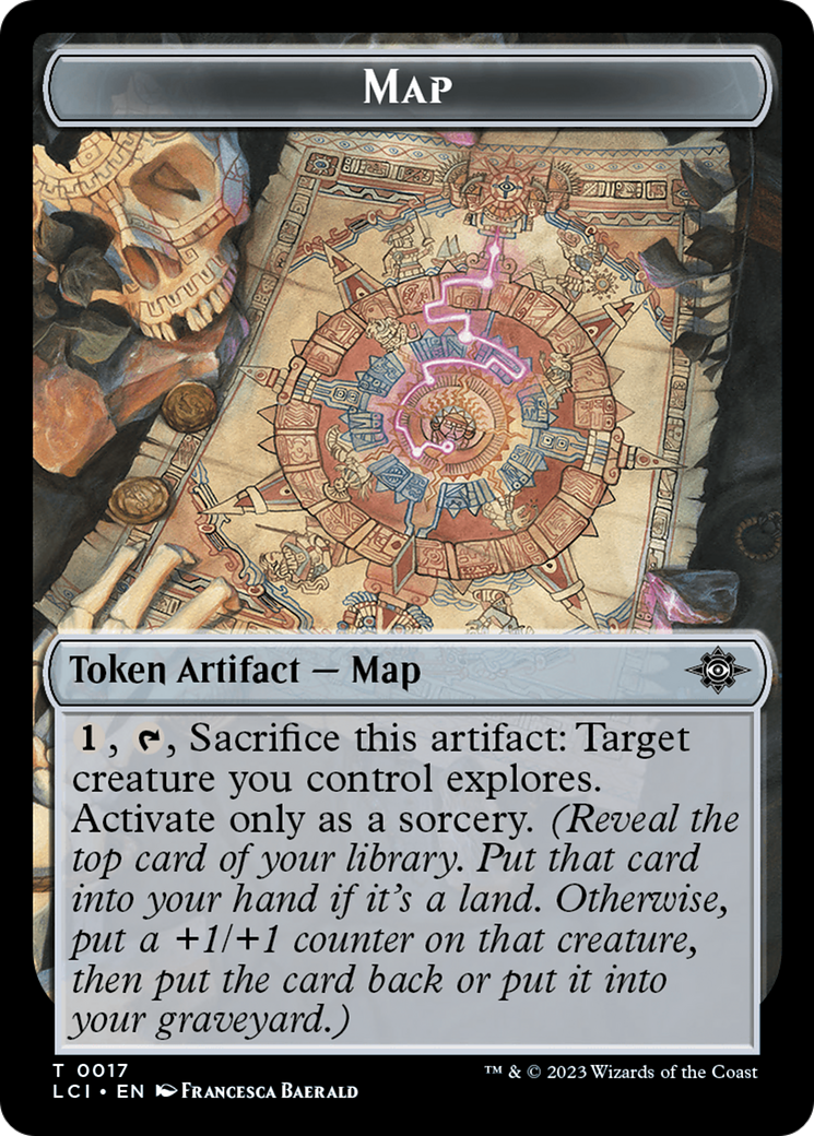 Map // Angel Double-Sided Token [The Lost Caverns of Ixalan Tokens] | Mindsight Gaming