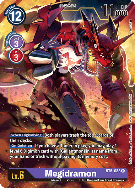 Megidramon [BT5-083] [Battle of Omni] | Mindsight Gaming