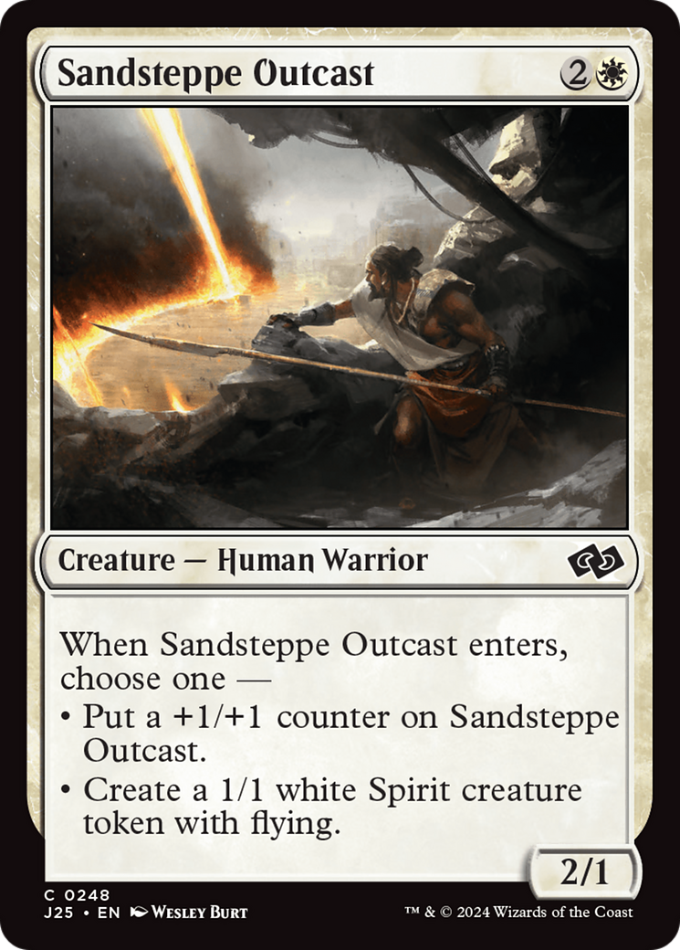 Sandsteppe Outcast [Foundations Jumpstart] | Mindsight Gaming