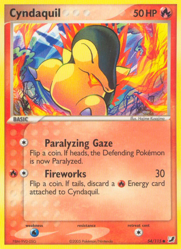 Cyndaquil (54/115) [EX: Unseen Forces] | Mindsight Gaming