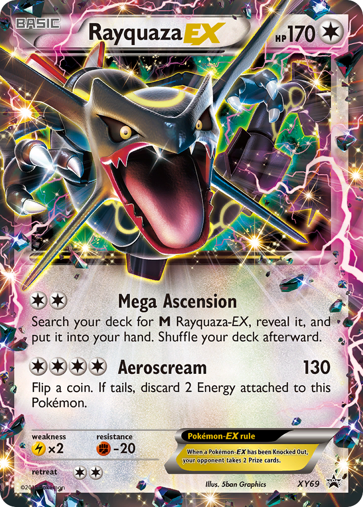 Rayquaza EX (XY69) (Shiny) [XY: Black Star Promos] | Mindsight Gaming