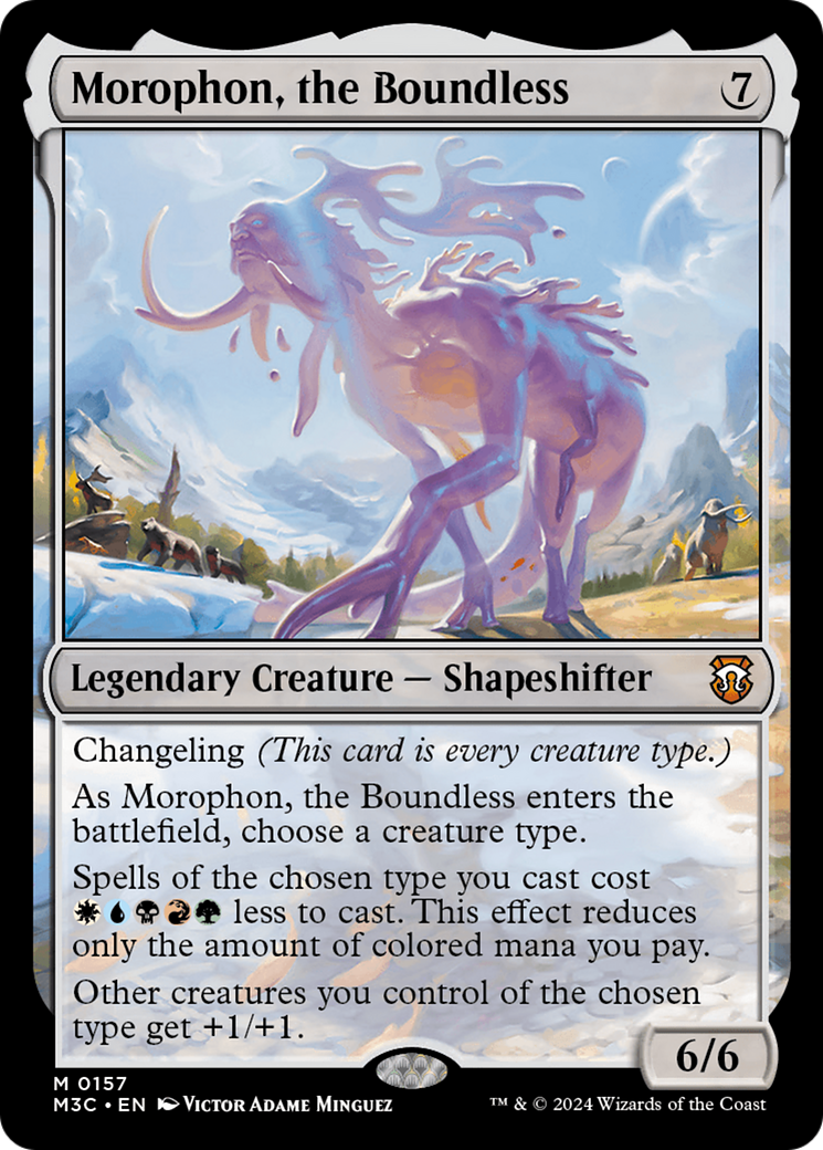 Morophon, the Boundless (Ripple Foil) [Modern Horizons 3 Commander] | Mindsight Gaming