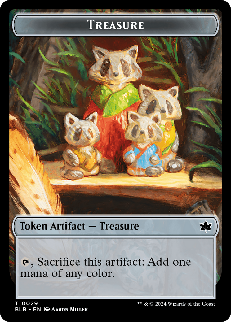 Rabbit // Treasure Double-Sided Token [Bloomburrow Tokens] | Mindsight Gaming