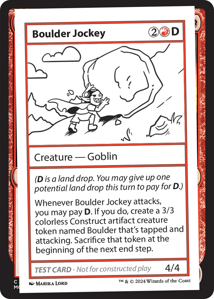 Boulder Jockey [Mystery Booster 2 Playtest Cards] | Mindsight Gaming