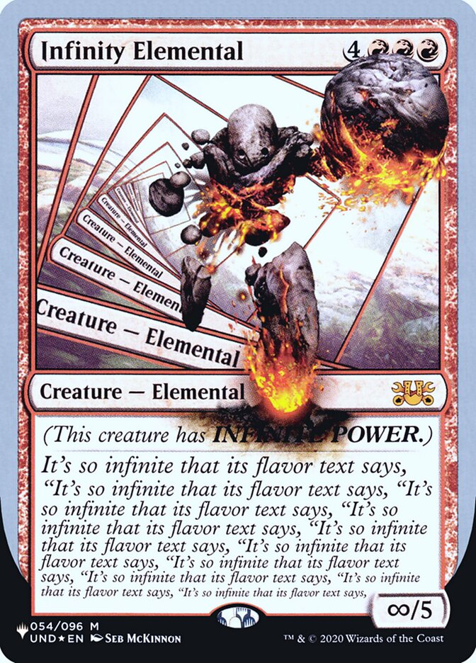 Infinity Elemental (Unfinity Foil Edition) [The List] | Mindsight Gaming