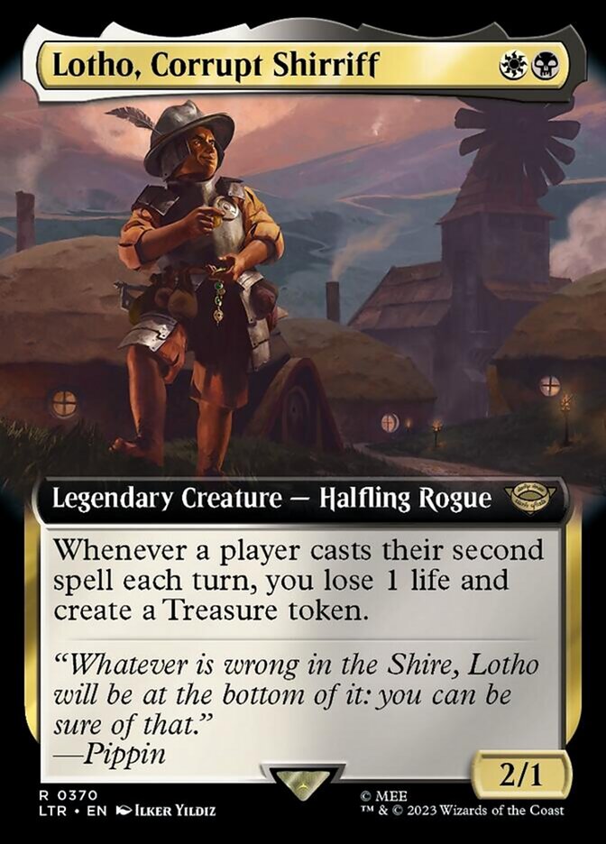 Lotho, Corrupt Shirriff (Extended Art) [The Lord of the Rings: Tales of Middle-Earth] | Mindsight Gaming