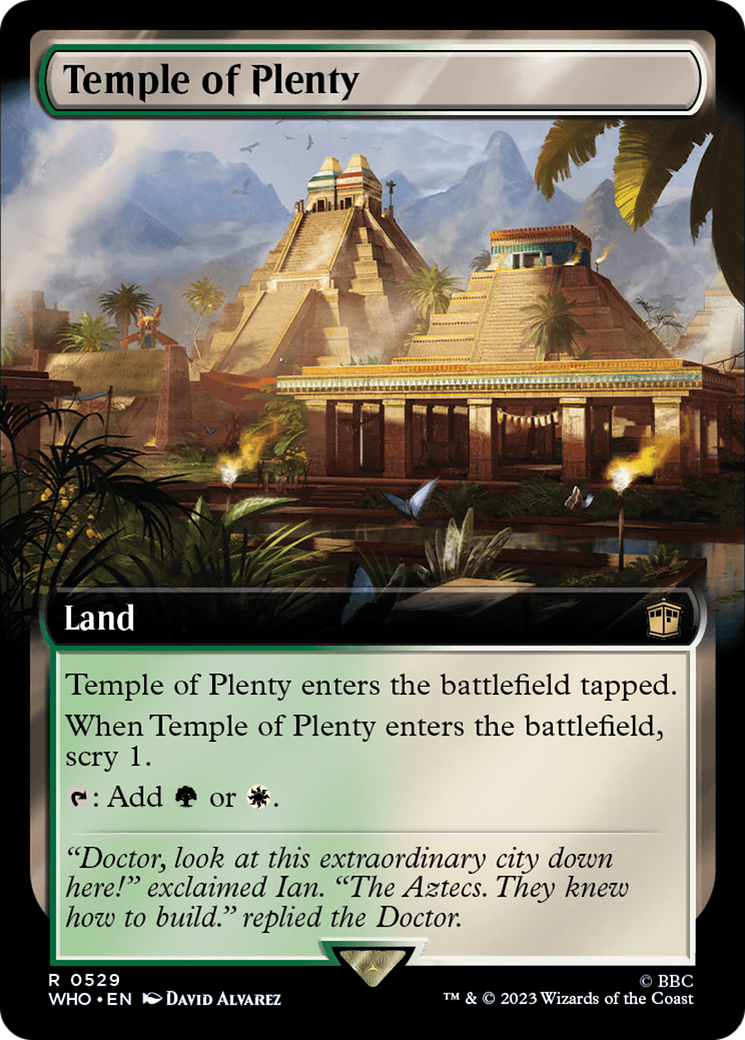 Temple of Plenty (Extended Art) [Doctor Who] | Mindsight Gaming